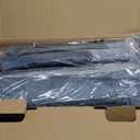 XVISHX 42x42 Inch Puppy Playpen with Cover, Dog Playpen for Puppies or Small Dogs, Pet Playpen for Indoor & Outdoor, Sturdy DogPen with Thickened Fabric, HighStrength Nylon Wire Mesh, Bluish Green