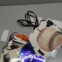 Sports Birthday Party Decorations Happy Birthday Banners Football Basketball Hanging Swirls Baseball Soccer Honeycombs Table Centerpieces for Sport Theme Party Supplies Favors Decor