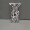 Goowin Shower Curtain Hooks, 12 Pcs Shower Curtain Rings, Stainless Steel Shower Curtain Hangers, Double Hook Shower Curtain Hooks, Smooth Sliding Anti-Drop Shower Rings for Curtain (White) (Modern)