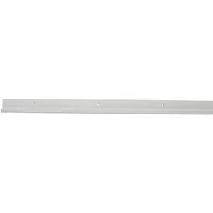 Rubbermaid FastTrack Rail Hardware 40" White Heavy-Duty Steel Durable Organization for Home/Laundry/Bathroom/Mudroom/Pantry/Linen Closet