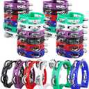 EASTROCK 30 PCS Plastic Percussion Tambourine with 4 Bells Tambourine Musical Rhythm Instrument Hand Percussion Tambourine Colored Noise Makers Tambourine
