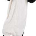 SimZoo Adult Animal Onesie Pajamas, Men and Women's Animal Cosplay Costume Sleepwear, One-Piece Unisex Homewear (Small, Black Nose Sheep)