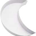 WENPACK 12" Fillable Cardboard EID Moon Shaped Tray Gift Grazing Charcuterie Board Paper Box Container (Moon)