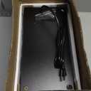 TUTOTAK Small End Table with Charging Station, Narrow Side Table with USB Ports and Outlets, Skinny Sofa Table, Slim Nightstand, Living Room, Bed Room, Black TB01BK060 (2-Tier7.9"D x 15.8"W x 22.5"H)