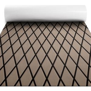 Fullfire Boat Flooring - EVA Foam Boat Decking - Marine Mat Self-Adhesive Flooring Sheet Marine Carpet for Motorboat Yacht Kayak RV, 74" x 27"