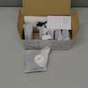 EZVALO Under Cabinet Lighting with Charging Station,1000mAh Rechargeable Puck Lights with Remote, 3 Color Temps & 12 RGB Closet Lights, Dimmable Motion Sensor Lights for Shelf, Kitchen (6 Packs) (Black)