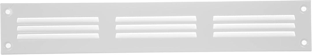 Repa Market White Air Vent Cover 12" x 2" Inch (Outer Dimensions) - Steel Return Air Grilles - for Ceiling and Sidewall - HVAC - with Protection Screen (11.81" x 1.97" Inch)