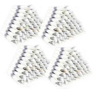 200 Pack Pre Rolled Silver Plastic Silverware Set with Napkins | Wrapped Plastic Cutlery Set with Napkin Include 200 Forks,200 Spoons,200 Knives,200 White Napkins for Party,Wedding,Christmas