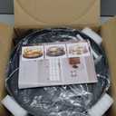 DOXVIEZE Farmhouse Ceiling Light Fixtures, 11 Inch Metal Cage Cross Close to Ceiling Lights 2Light, Vintage Flush Mount Ceiling Lights for Bedroom Porch Kitchen Entrance Hallway, Black