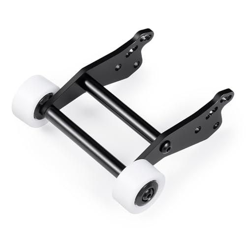 MORLORDY CNC Machined Wheelie Bar Kit Aluminum Rear Head Up Wheel with Bearings Set for 1/18 LOSI Mini LMT 4WD RC Monster Truck Upgrades