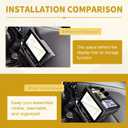 Dashboard Organizer Compatible with 2025 2026 Toyota Sienna with 12.3-Inch Screen, Custom Fit Dash Console Storage Tray 2025 2026 Sienna Accessories Dash Organizer (NOT for 8-Inch Display)