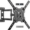 Suptek TV Wall Mount Swivel and Tilt Full Motion for Most 23 to 55 inch TV Mount up to 55lbs max VESA 400x400mm (A1+)