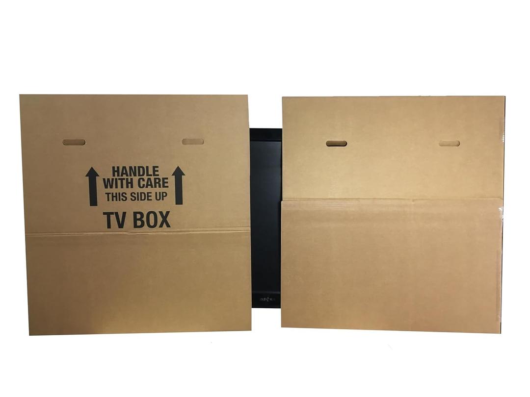 Uboxes TV Moving Box Fits up to 70" Plasma, LCD, or LED (2 Pack)