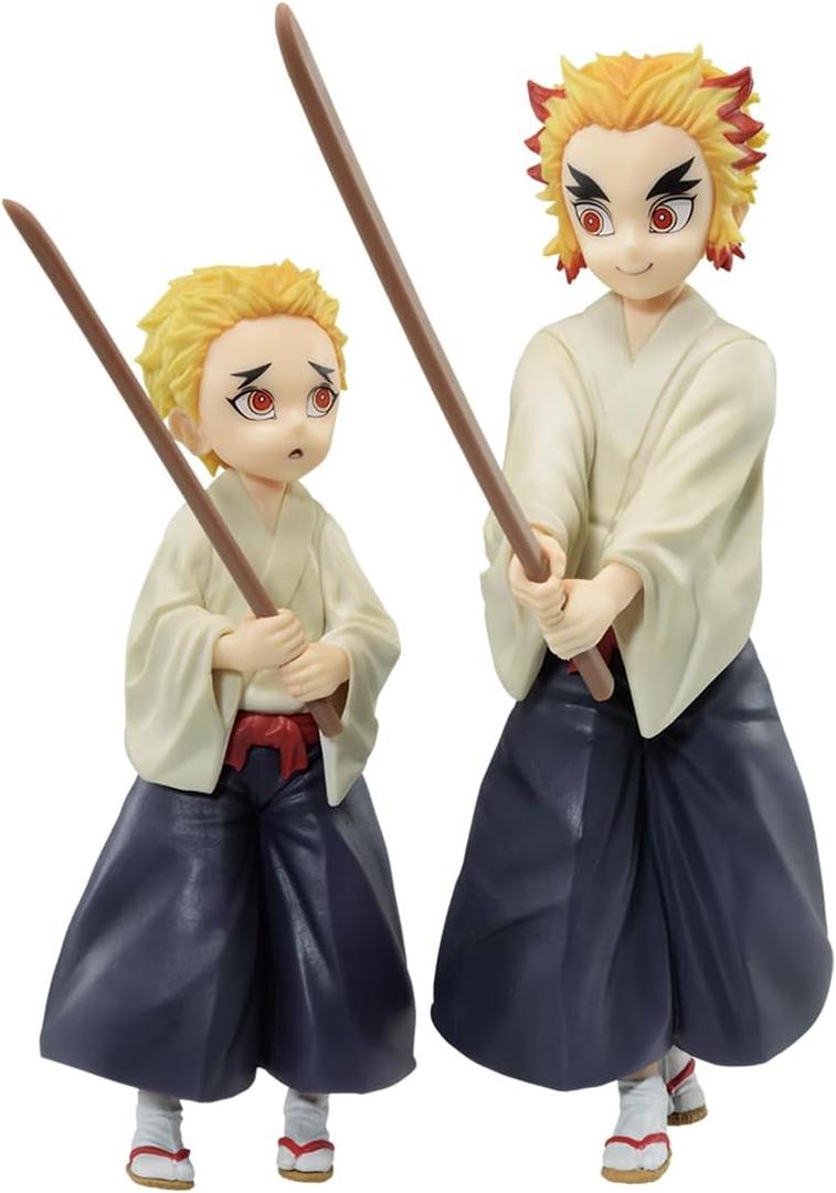 BANDAI Ichibansho Figure - Demon Slayer - Kyojuro Rengoku & Senjuro Rengoku (Immortal Ties), Spirits Collectible Statue BANDAI Ichibansho Figure - Demon Slayer - Kyojuro Rengoku & Senjuro Rengoku (Immortal Ties), Spirits Collectible Statue
