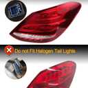 LED Tail Lights Compatible with Mercedes Benz W205 C300 2015 2016 2017 2018, Right Brake Turn Signal Taillight, W205 Passenger Side Taillamp Replacement