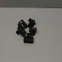 USDNICE Medium Hair Clips Combination 2 Styles Small Claw Clips for Thin Hair 5 Pcs Matte Non-slip Rectangle Jaw Clips Square Hair Accessories for Women and Girls (Black)