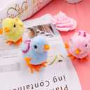 3 x 4 Pcs Wind-Up Jumping Chicks & Hopping Bunnies Toys with Wings for Kids  Easter Egg & Goody Bag Fillers, Toddler Party Favors, and Gifts (Medium)