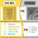 To My Daughter Leather Journal Notebook Gifts From Dad Mom,Yellow A5 Lined Leather Journal Notebook,200 Pages 100 Gsm Thick Ruled Paper With Pen,Birthday Christmas Gifts (Daughter Yellow)