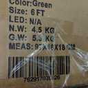 6ft Artificial Christmas Tree, Dense Branches Realistic Christmas Tree for Holiday Decor​ Collapsible Christmas Tree Reusable and Easy to Assemble with 1000 Branch for Home/Office/Shop Decoration