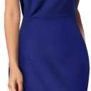 AISIZE Women's Retro Sleeveless High Neck Business Bodycon Pencil Dress (S)