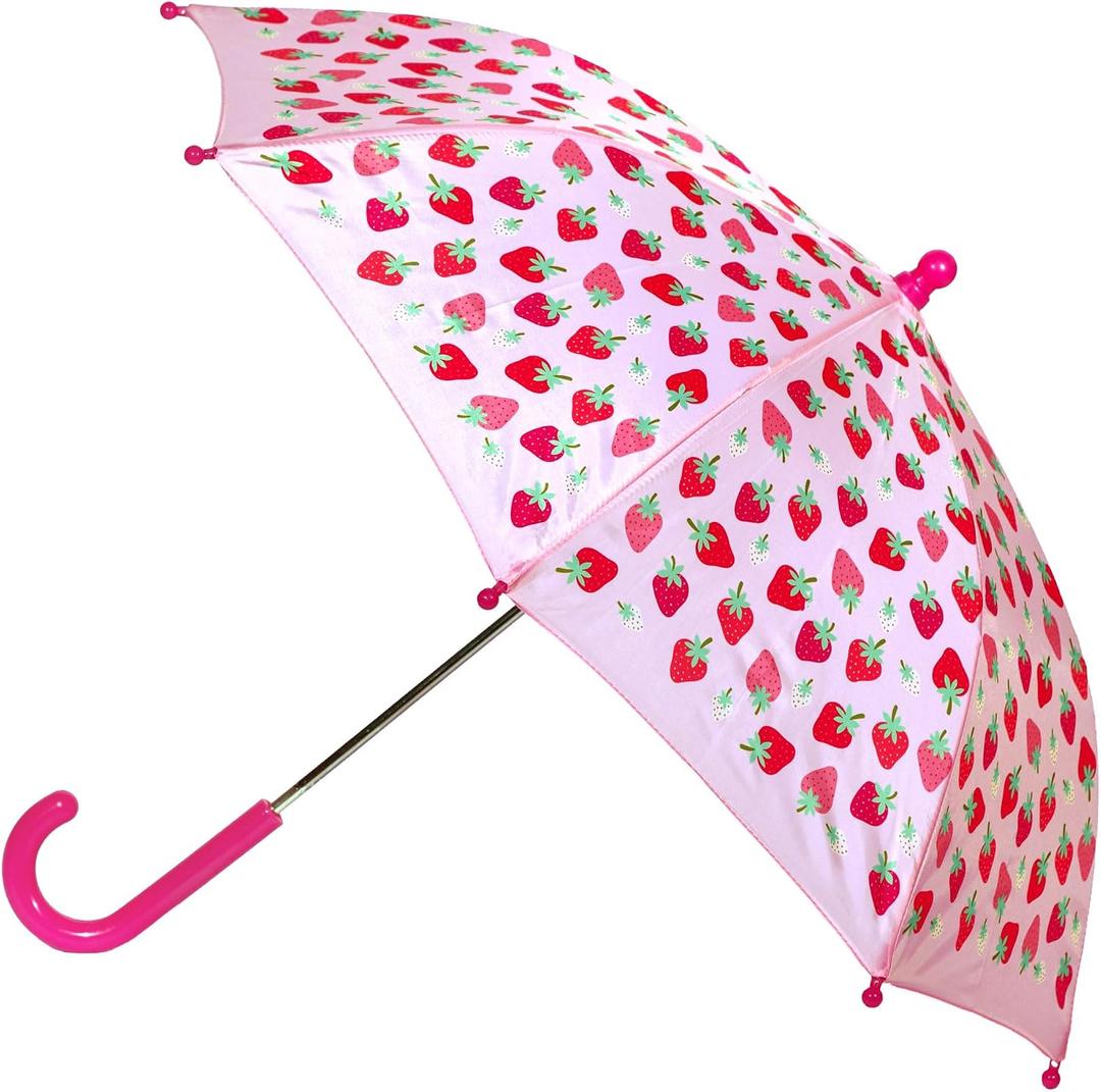 Wildkin Kids Umbrella – Rainproof Canopy, Curved Handle, Easy Hanging Design