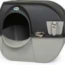 Omega Paw Elite Self Cleaning Roll 'n Clean Litter Box, Midnight Black, Large (EL-RA20-1)
