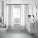 Shower Curtain Rod No Drilling, Adjustable 51-128 In,Stainless Steel