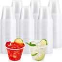 Lilymicky 600 Pack 9 oz Disposable Clear Plastic Cups, 9 Ounce Party Cups for Cocktail, Parties, Picnics, and Events