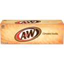 A&W Cream Soda, 12 fl oz cans, 12 pack (EXP 12/12/26)