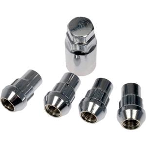 Dorman 712-328 Wheel Nut Lock Chrome Acorn Set M12-1.50 Compatible with Select Models, 4 Pack