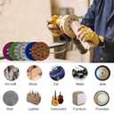 5 Inch 8 Holes Sanding Discs Hook and Loop, 30Pcs Wet Dry Sandpaper, 2000 3000 4000 5000 7000 10000 Grit Sandpaper, Round High Grit Sand Paper for Orbital Sander