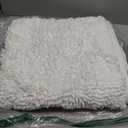 OLANLY Bathroom Rugs 44x32, Extra Soft Absorbent Chenille Bath Rugs, Rubber Backing Quick Dry, Machine Washable Bath Mats for Bathroom Floor, Tub and Shower, Home Decor Accessories, White