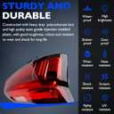 LED Tail Light Assembly Left Compatible with 20192024 GMC Sierra 1500 2500HD 3500HD (Denali) Driver Side Rear Brake, Reverse & Turn Signal Lamp, Replaces 84968740, 86820473