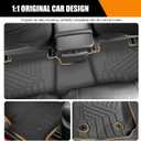 Floor Mat Cargo Liner Compatible with 2020-2025 Hyundai Palisade TPE All-Weather Front-Row, Middle-Row & Rear-Row Floor Liner for Palisade Accessories(for 20-25palisade)