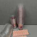 Sliner 50 Set 2026 Graduation Plastic Cup Disposable with Lid and Paper Straw 16 oz Clear Drinking Cup for College High School Grad Party Supplies Decoration Festivities(Pink)