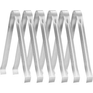 New Star Foodservice Commercial-Grade Pom Tongs (9-Inch - 6 Pack)