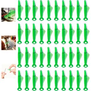 Sewing Machine Needle Threader 40Pcs Fish Type Quick Easy Needle Threader Tool for Hand Sewing and Machine Sewing, New Upgraded Automatic Design for Effortless Threading Essential Sewing Kit Accessory