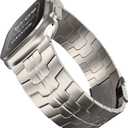 LULULOOK Grade 2 Pure Titanium Ultra 3 Band, Men's Lightweight Titanium Metal Band for Apple Watch Ultra 3/Ultra 2 / Ultra 49mm with Foldable Clasp