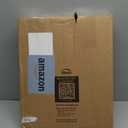 Mayfair Padded Toilet Seat with Chrome Hinges, Soft Vinyl over Wood Core Seat, Made in USA, Round, White