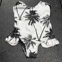 IFFEI Baby Swimsuits One Piece Swimwear Beachwear | Perfect for Family Vacations, Flattering High Waist Fit, Beach Ready Style, Stretch Comfort, Summer Must Have (White), 3-4Y