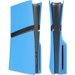 Cover Plates for PS5 Pro Disc Edition, Matte Side Shell FacePlates Accessories Compatible with PlayStation 5 Pro Console ABS Replacement Panels Case (Starlight Blue)