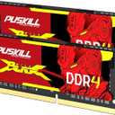 PUSKILL DDR4 Laptop RAM 16GB Kit (2x8GB) 3200MHz (PC4-25600) 260-Pin SODIMM CL22 1.2V - Plug and Play Upgrade for Gaming Laptops and Notebooks, Compatible with Intel & AMD