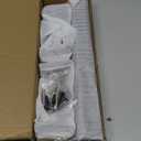 MKO Towel Bar for Bathroom, 24" Hand Towel Holder Rod with Metal, Black Towel Racks for Bathroom Hanger Wall Mounted for Home Essentials, 2 Pack