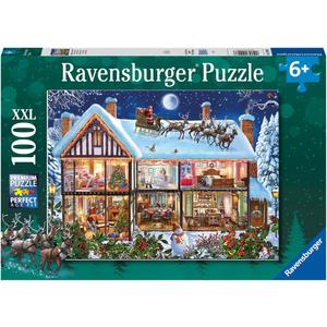 Ravensburger - 12996 Children's Puzzle - 100 XXL Pieces - Christmas at Home - Girl or Boy from 6 Years - High Quality Puzzle - Christmas - 12996