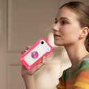 MARKILL Compatible with iPhone Air Case 6.5 Inch 2025 with 360 Degree Rotate Ring Stand, Military Grade Drop Protection Full Body Rugged Protective Case Kids Hot Pink