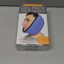 LotFancy Face Ice Pack Wrap for TMJ, Wisdom Teeth, with 4 Reusable Hot Cold Therapy Gel Packs, Pain Relief for Head, Oral and Facial Surgery, Dental Implants, Blue (Blue(one Size Fits Most))