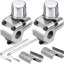 Chinco Piercing Valve Kits Bpv-31 Refrigerator Tap Valve Compatible with 1/4, 5/16 and 3/8 Inch Outside Diameter Pipes, Replace for Ap4502525, Bpv31d, Gpv14, Gpv31, Gpv38, Gpv56, Mpv31(2 Sets)