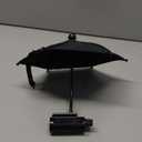 OUTXE Strong Clip Phone Umbrella for Sun, Mini Tanning Shade Cover for Cell iPhone/Android (Black)