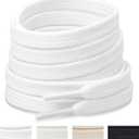 Handshop 2 Pairs Flat Athletic Shoelaces 5/16" in 40"-63" Wide Sneaker Replacement Shoe Laces