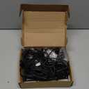 Jutai Solar Fountain Kit Works in Shade Glass,3.5W Solar Water Pump with 2000mAH Battery, Solar Bird Bath Fountain with Sucker and Stake for Garden, Outdoor, Water Feature-16.4ft Power Cord,7 Nozzles (Black)